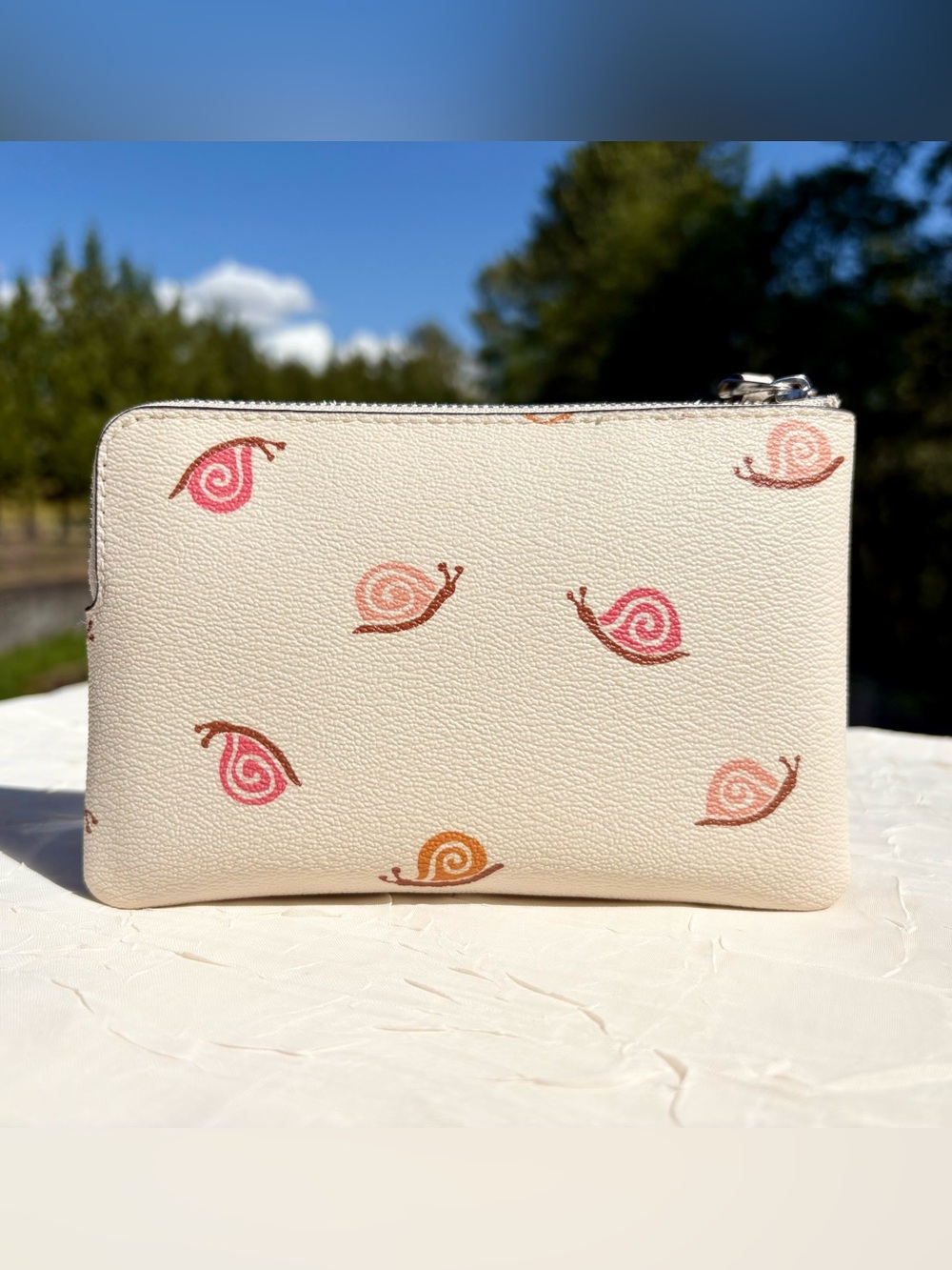 COACH City Tote With Snail Print With Matching Wallet CV269 - Picture 12 of 15